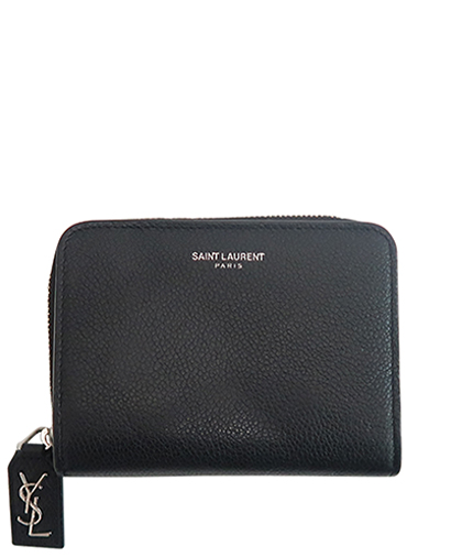 Yves Saint Laurent Rive Gauche Compact Zip Around Wallet, front view